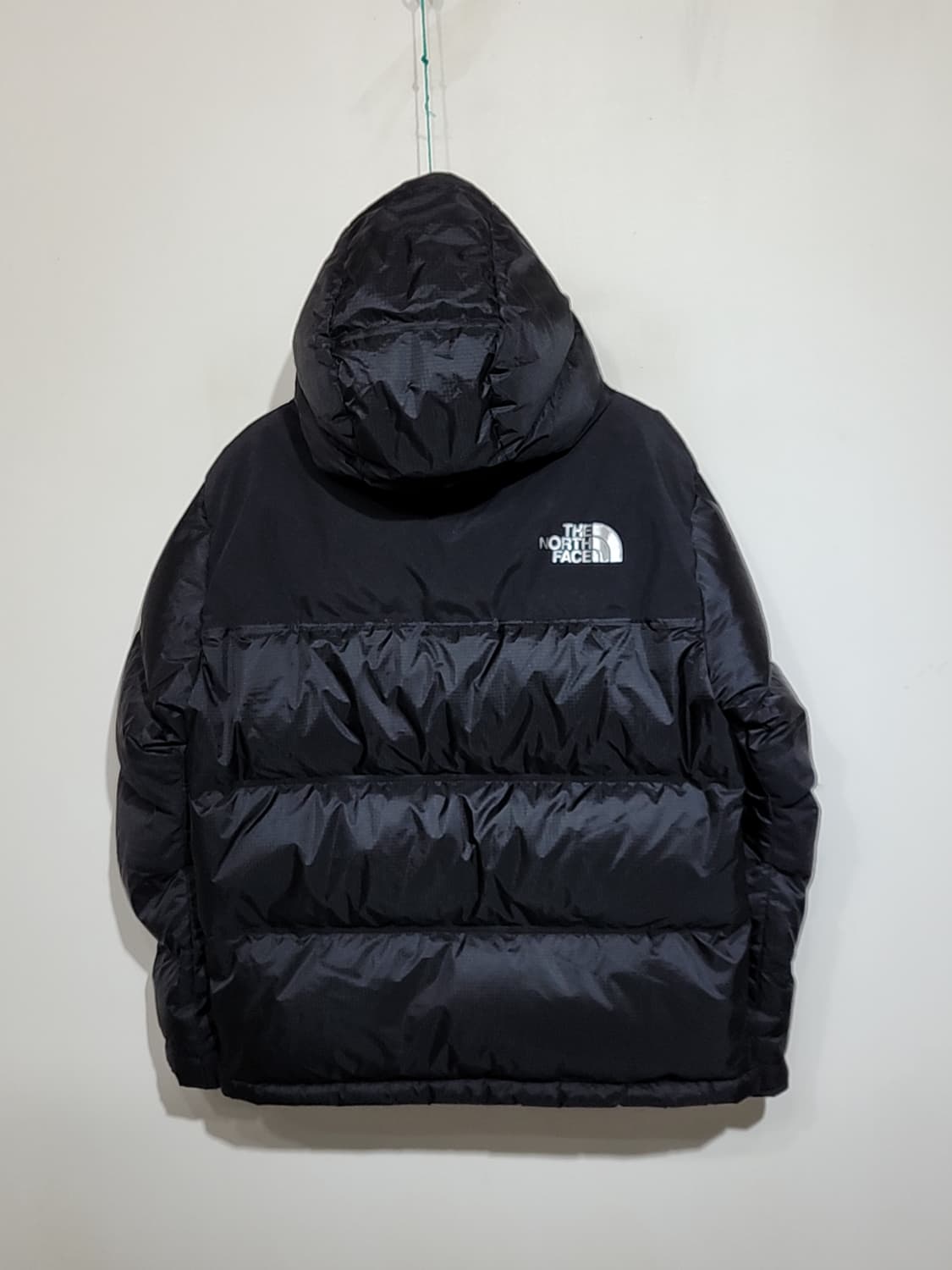 (M) 노스페이스 거위털 패딩점퍼 블랙 고어텍스 다운자켓 후드  상품이미지8