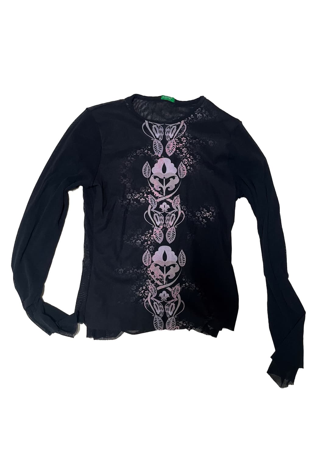 oriental black mesh top 상품이미지1