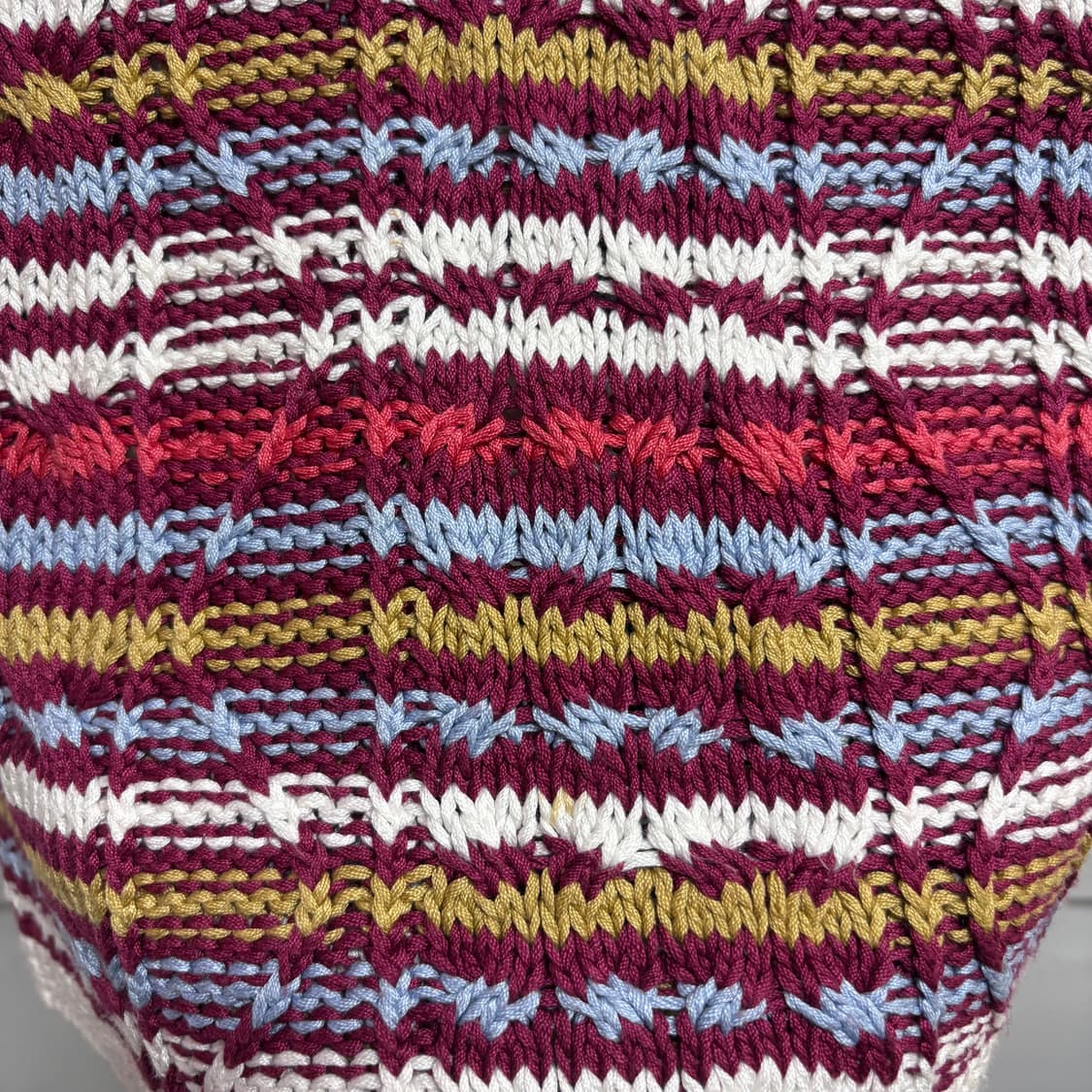 MACPHEE HAND KNIT 키치 Y2k 니트 탑 상품이미지3