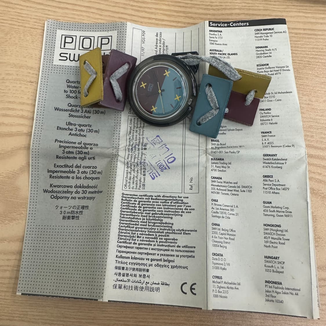 2001판 빈티지 Pop Swatch 상품이미지3