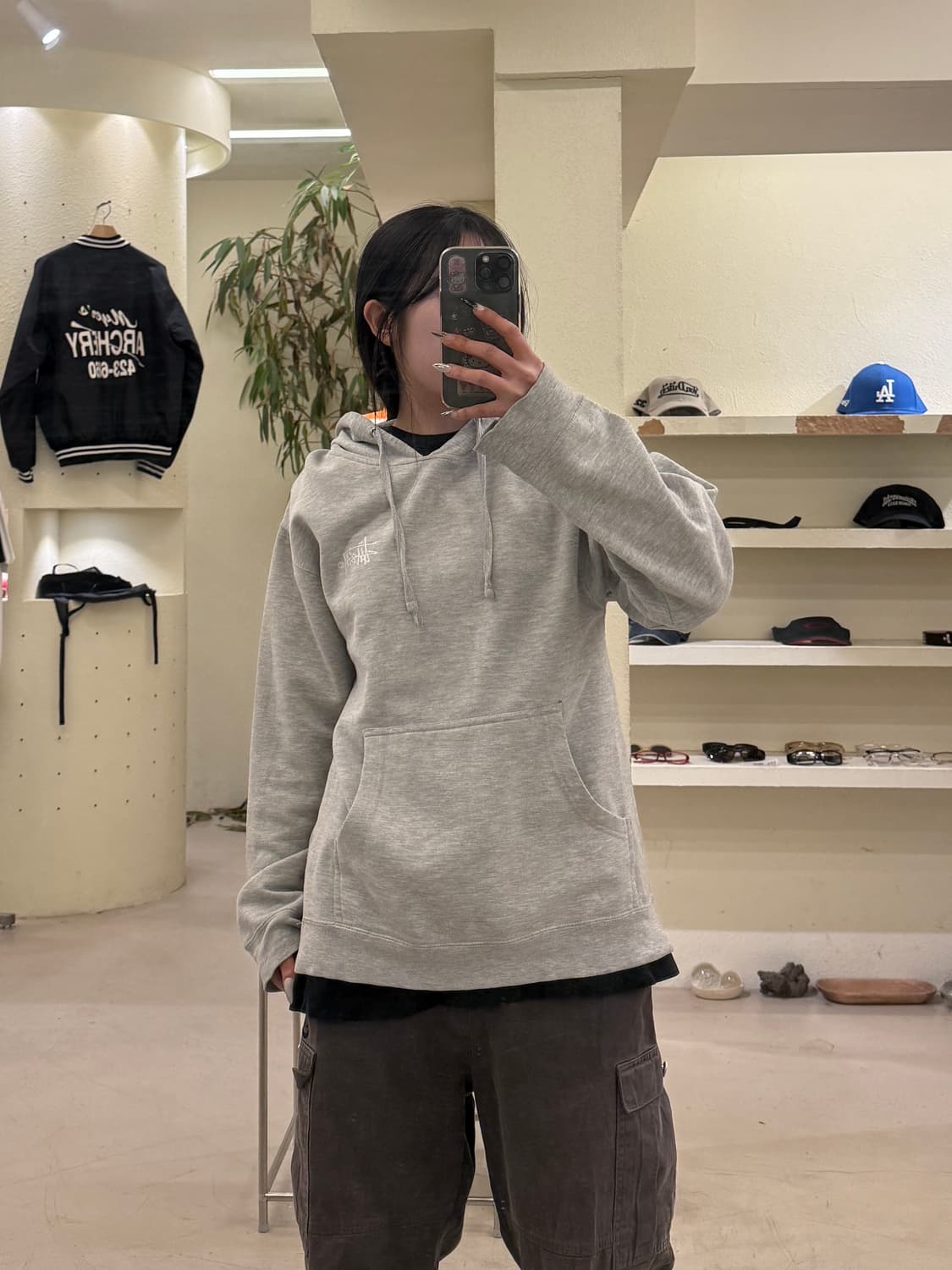 스투시 베이직 로고 후드티 U630 상품이미지1