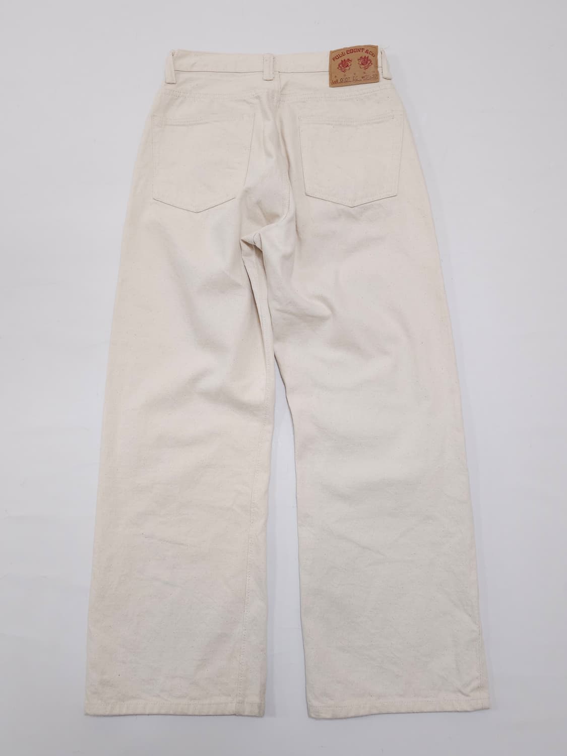 풀카운트 0107ec 먼로 에크루 크림 팬츠 상품이미지7