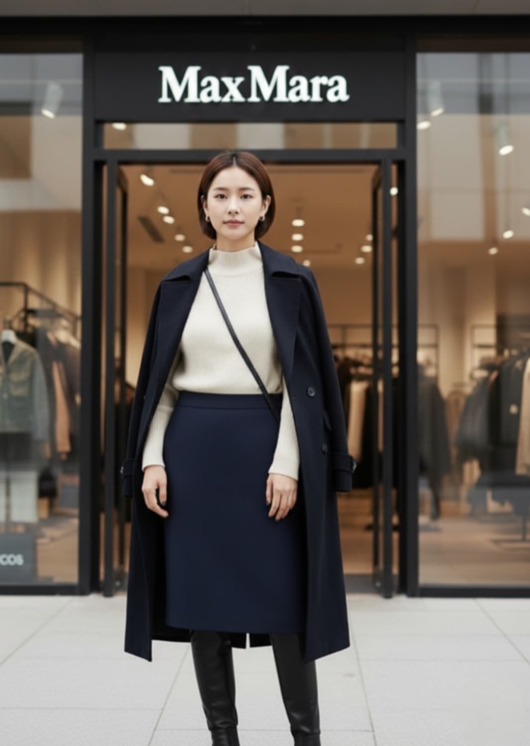 허리28.막스마라 네오플렌 스커트 상품이미지1