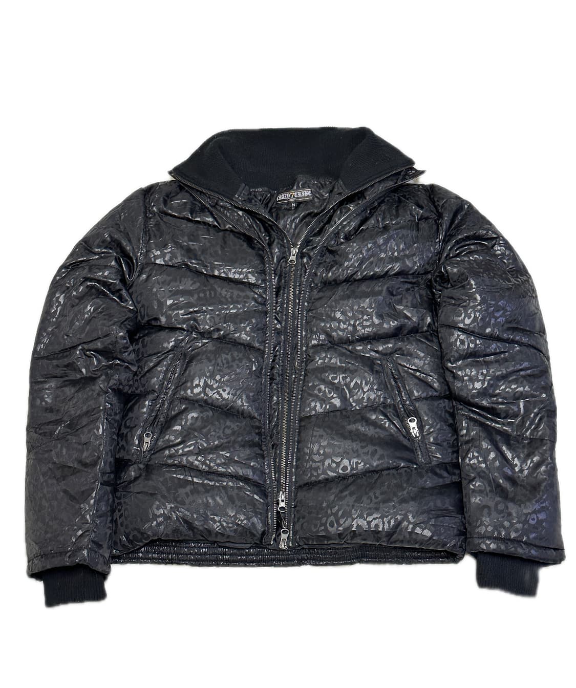 블랙 레오파드 패딩점퍼 CRAZY 7 TRIM 상품이미지1