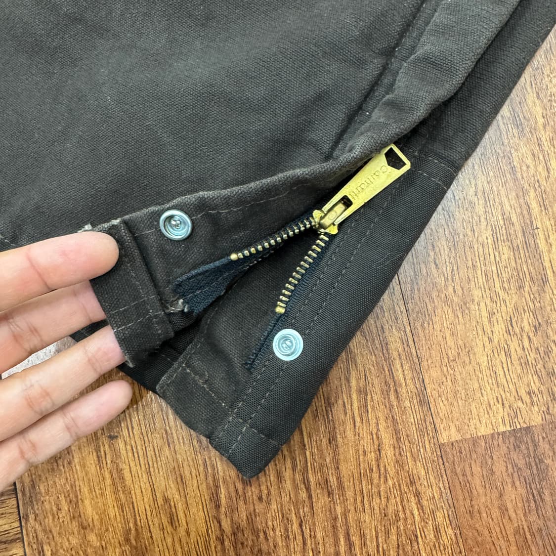 36 칼하트 USA 브라운 덕 더블 니 워크 팬츠 상품이미지7