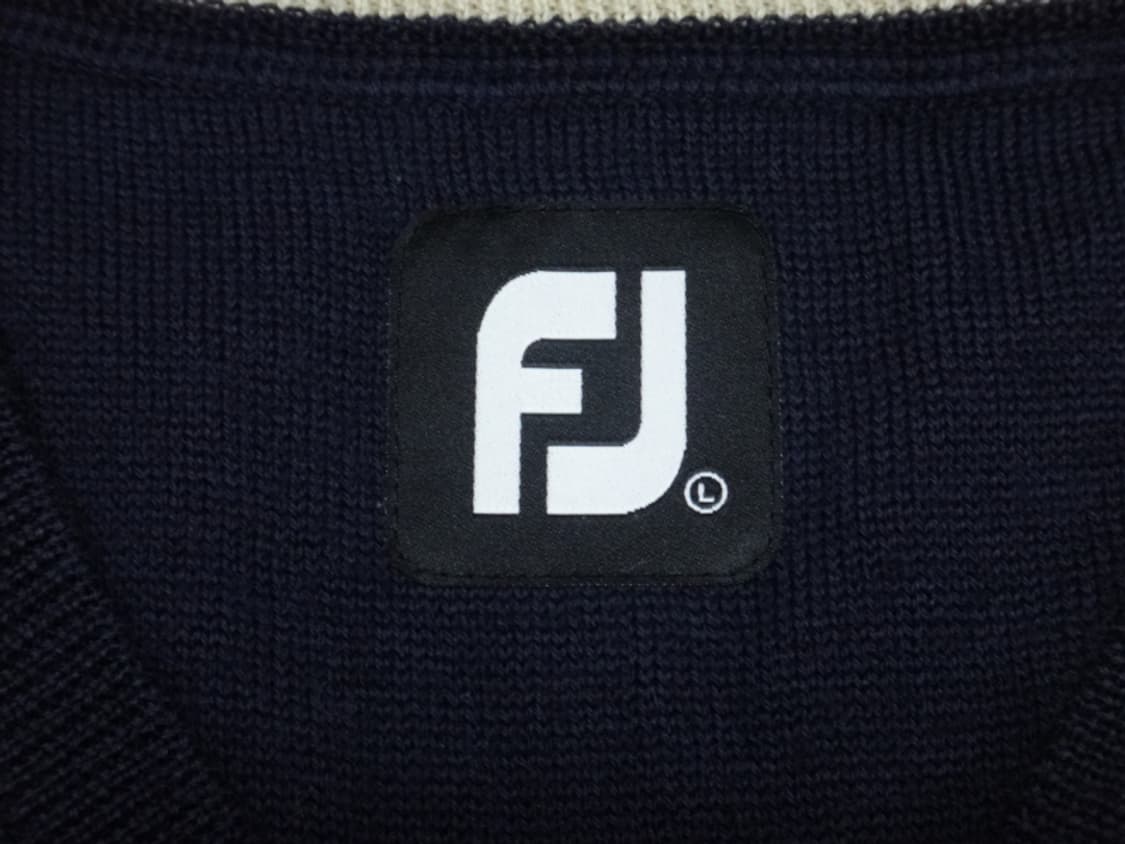 (L) 풋조이 FootJoy 남성용 울 브이넥 골프 조끼 상품이미지7