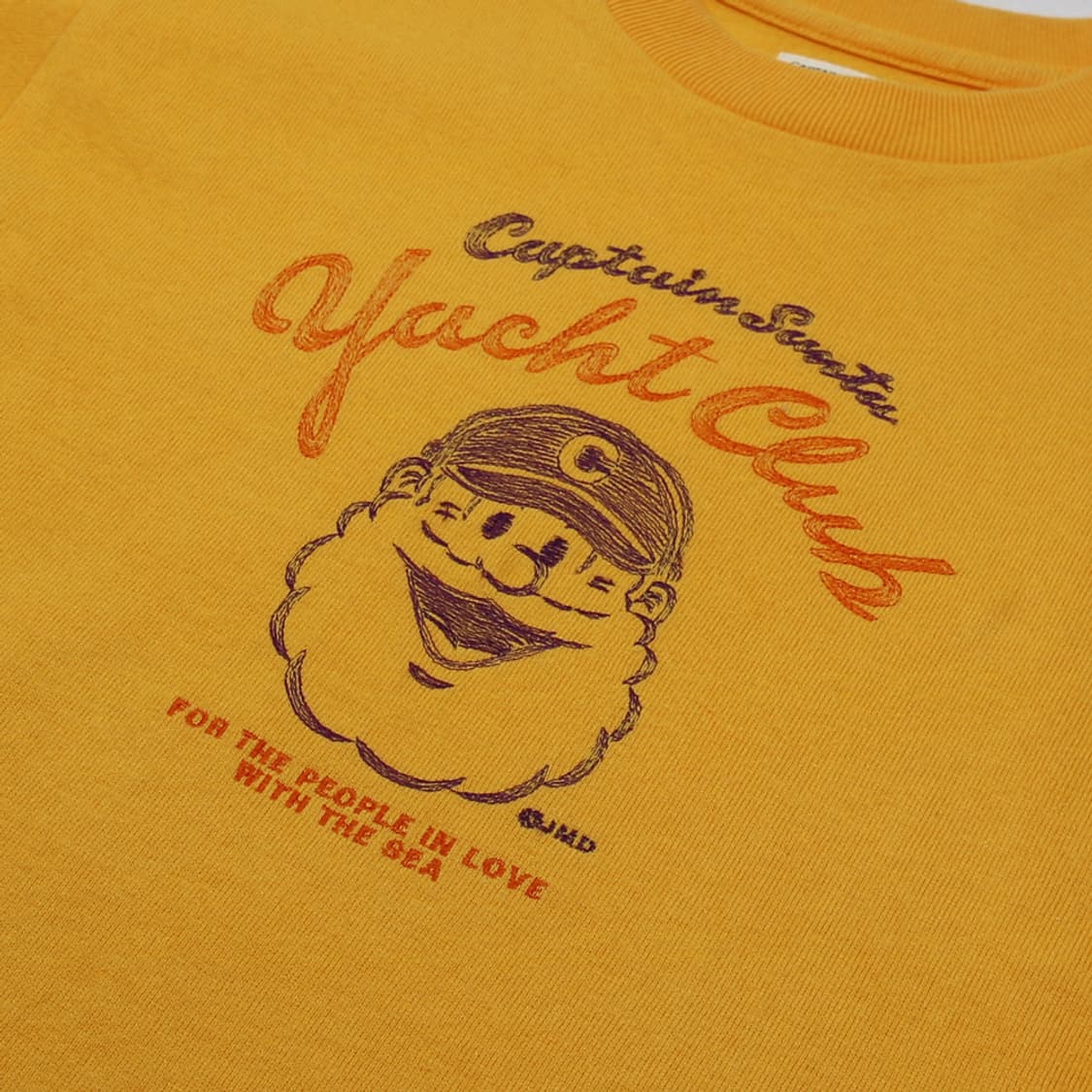 CAPTAIN SANTA 자수 반팔 티셔츠 (여성용) 상품이미지7