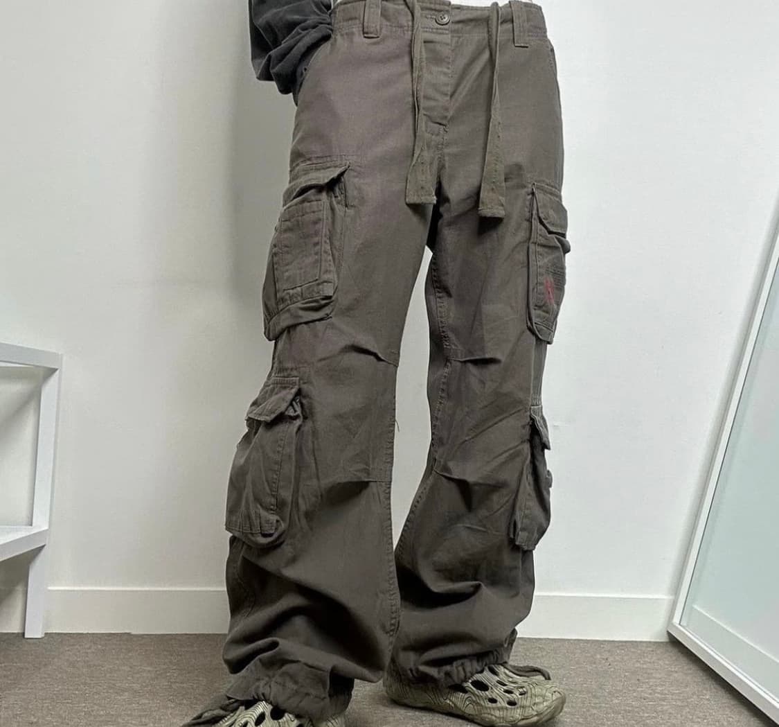 Vintage 더블 포켓 카고 팬츠 상품이미지2