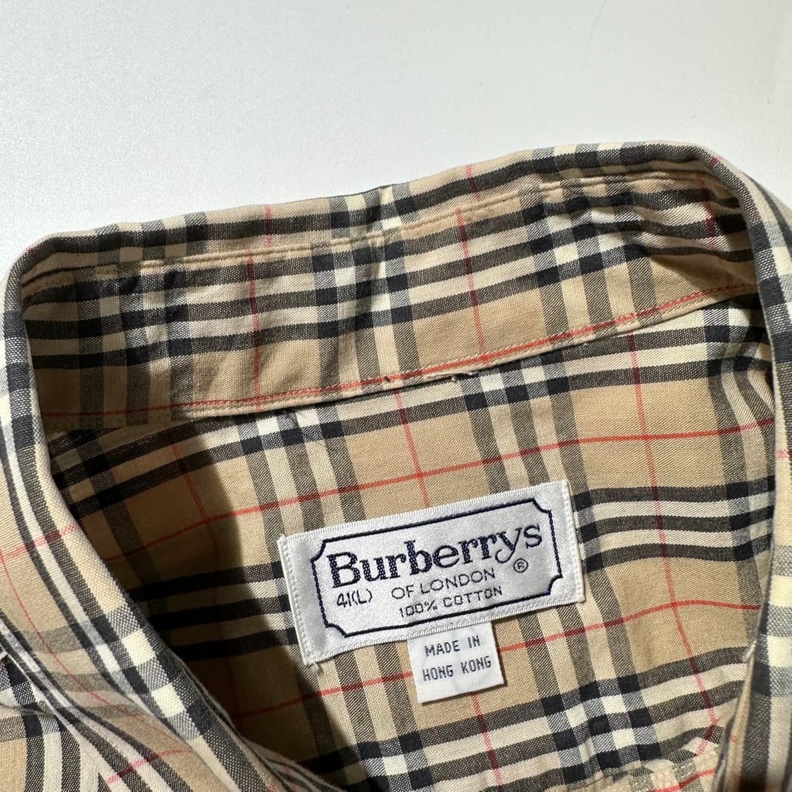 버버리 노바체크 반팔 셔츠 상품이미지4