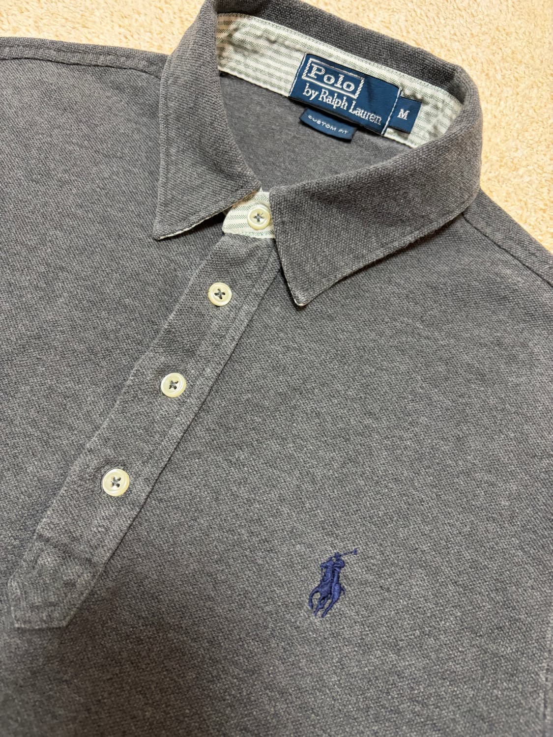 M) 폴로 랄프로렌 반팔 카라티 pk티 그레이 상품이미지2