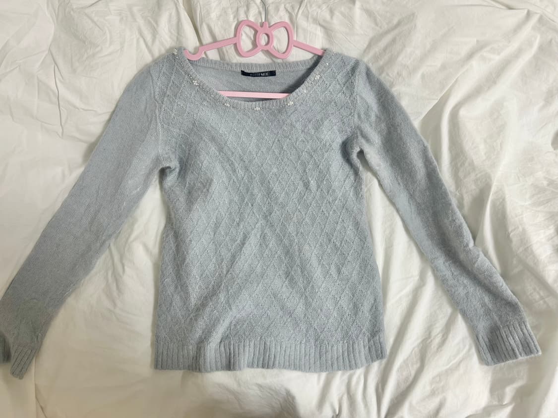 갸루 비즈 니트 상품이미지1