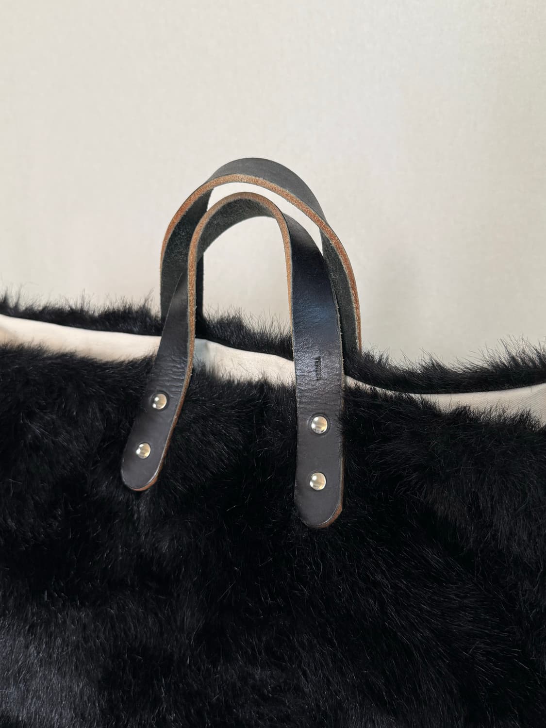 Tembea 빅사이즈 퍼 토트백 상품이미지8