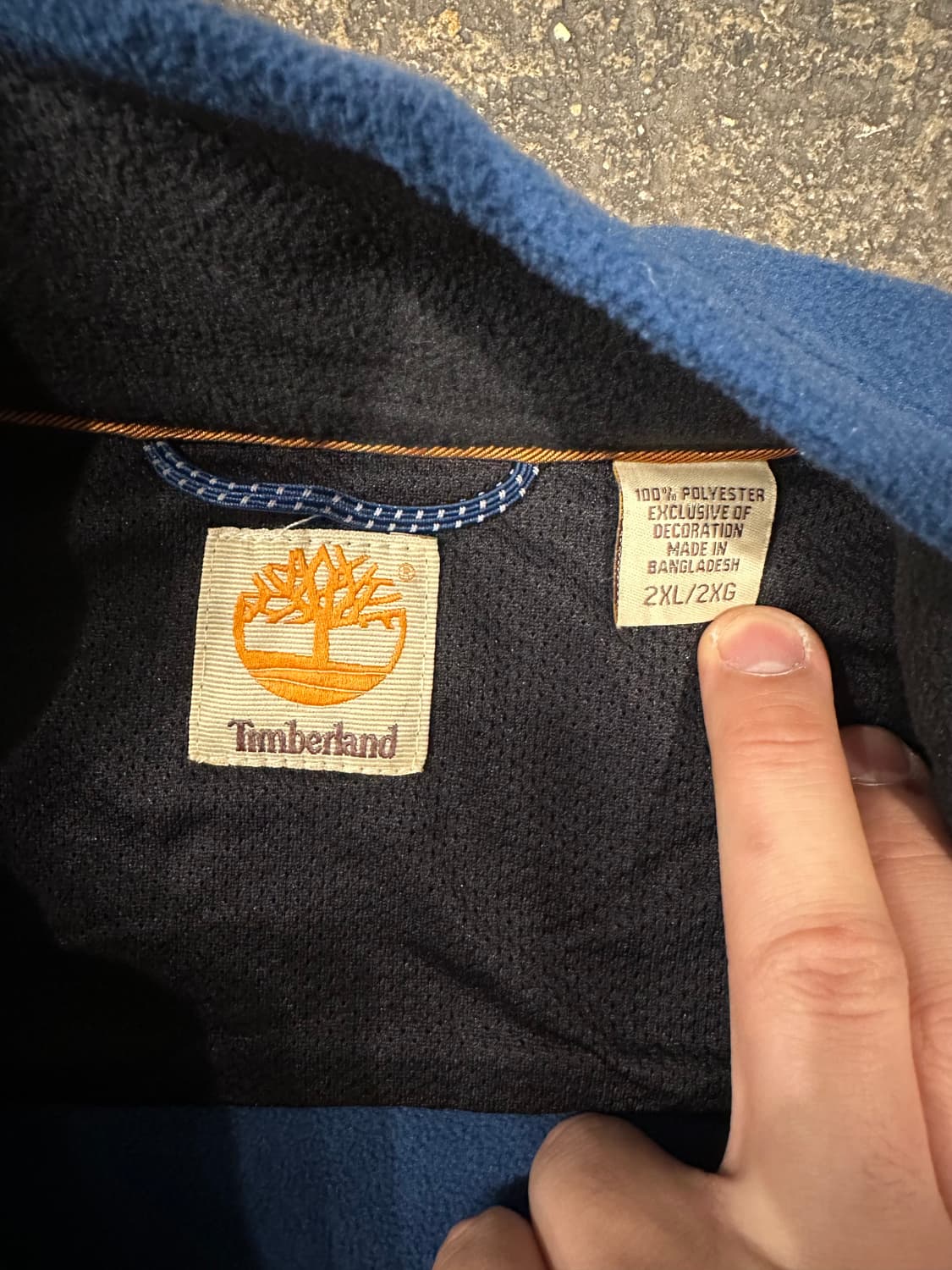 빈티지 팀버랜드 플리스 베스트 상품이미지4