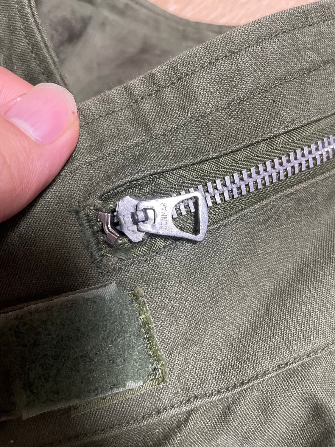 (L/L추정)오리지널 M-65 필드자켓 2세대 은지퍼 상품이미지4