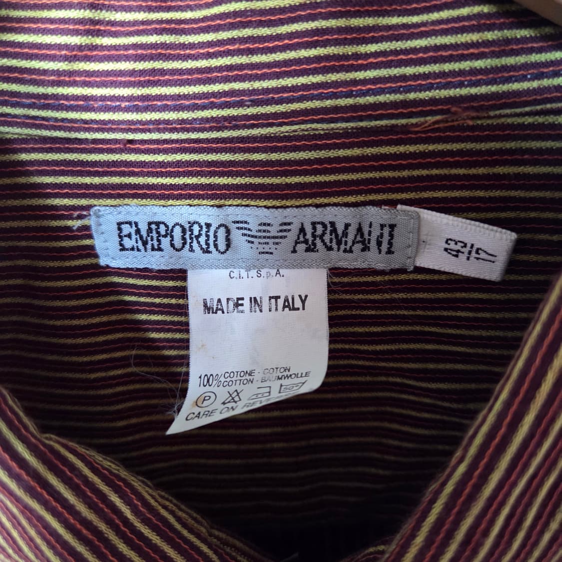 [EMPORIO ARMANI] 엠포리오 아르마니 스트라이프 셔츠 상품이미지5