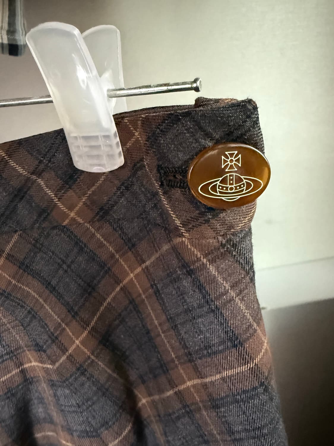 비비안웨스트우드 체크 스커트 상품이미지5