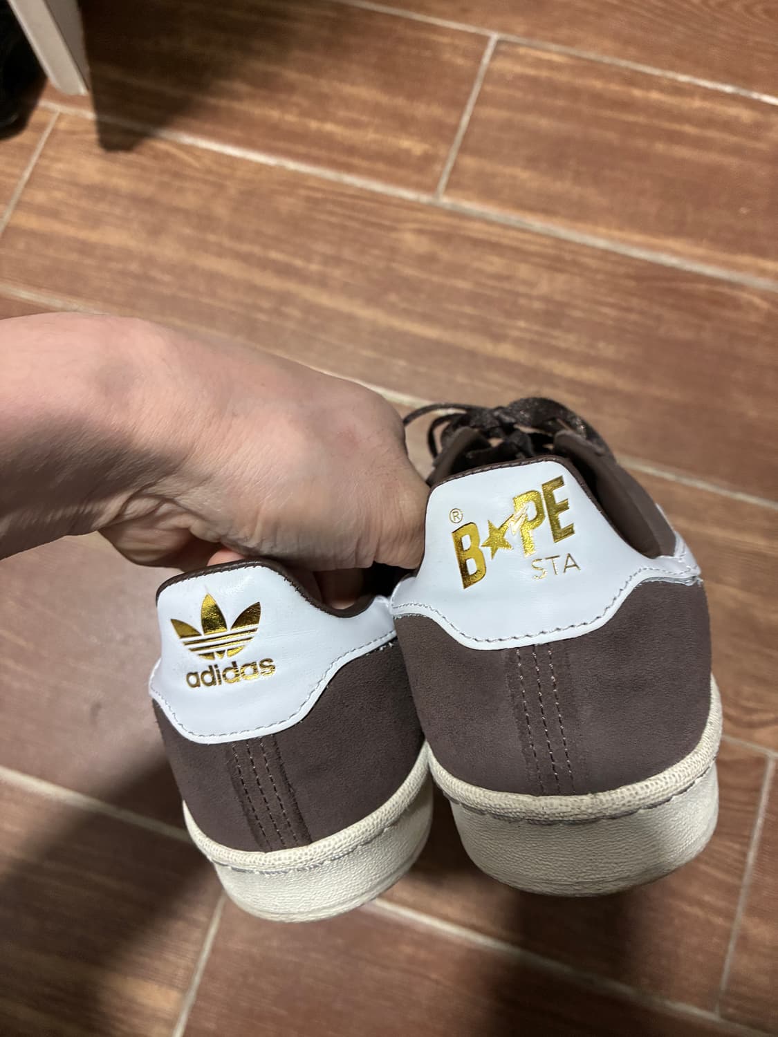 아디다스X베이프 30주년 캠퍼스 브라운 상품이미지3