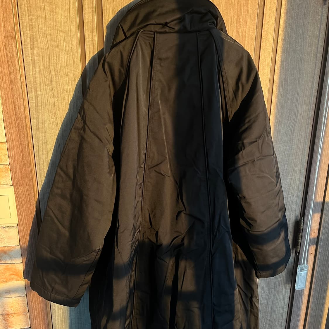 새상품(L)언어펙티드 파라슈트 코트 블랙 상품이미지2