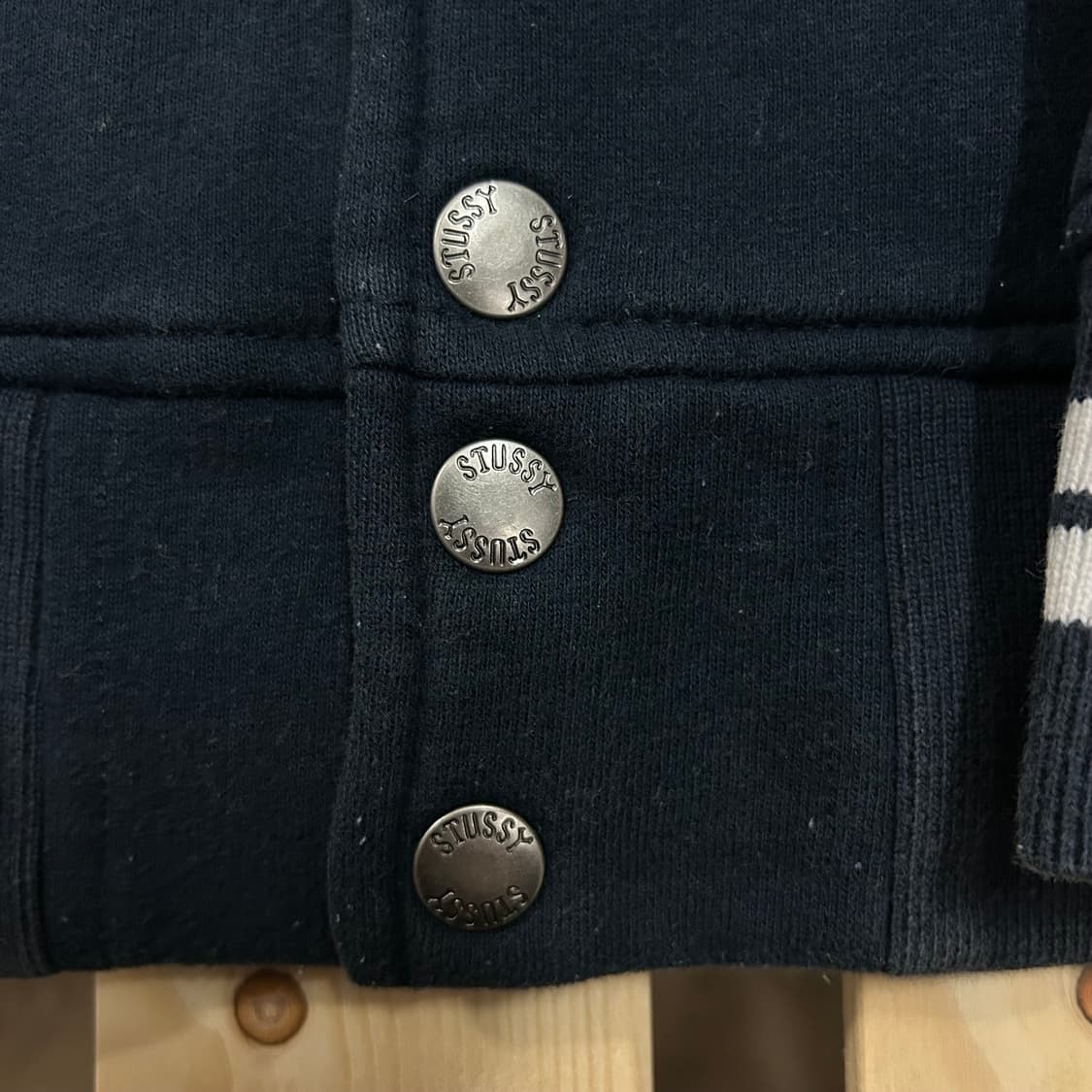 (M) 00s 스투시 S로고 스타디움 자켓 상품이미지4