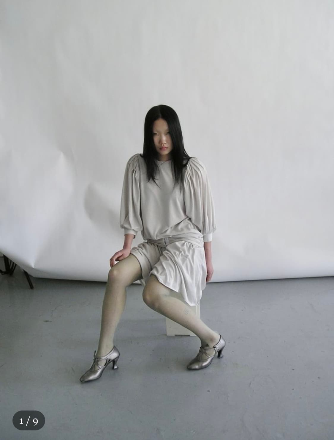 애옹쓰 eonts 아르누보 드레스 세이지 그린  상품이미지1