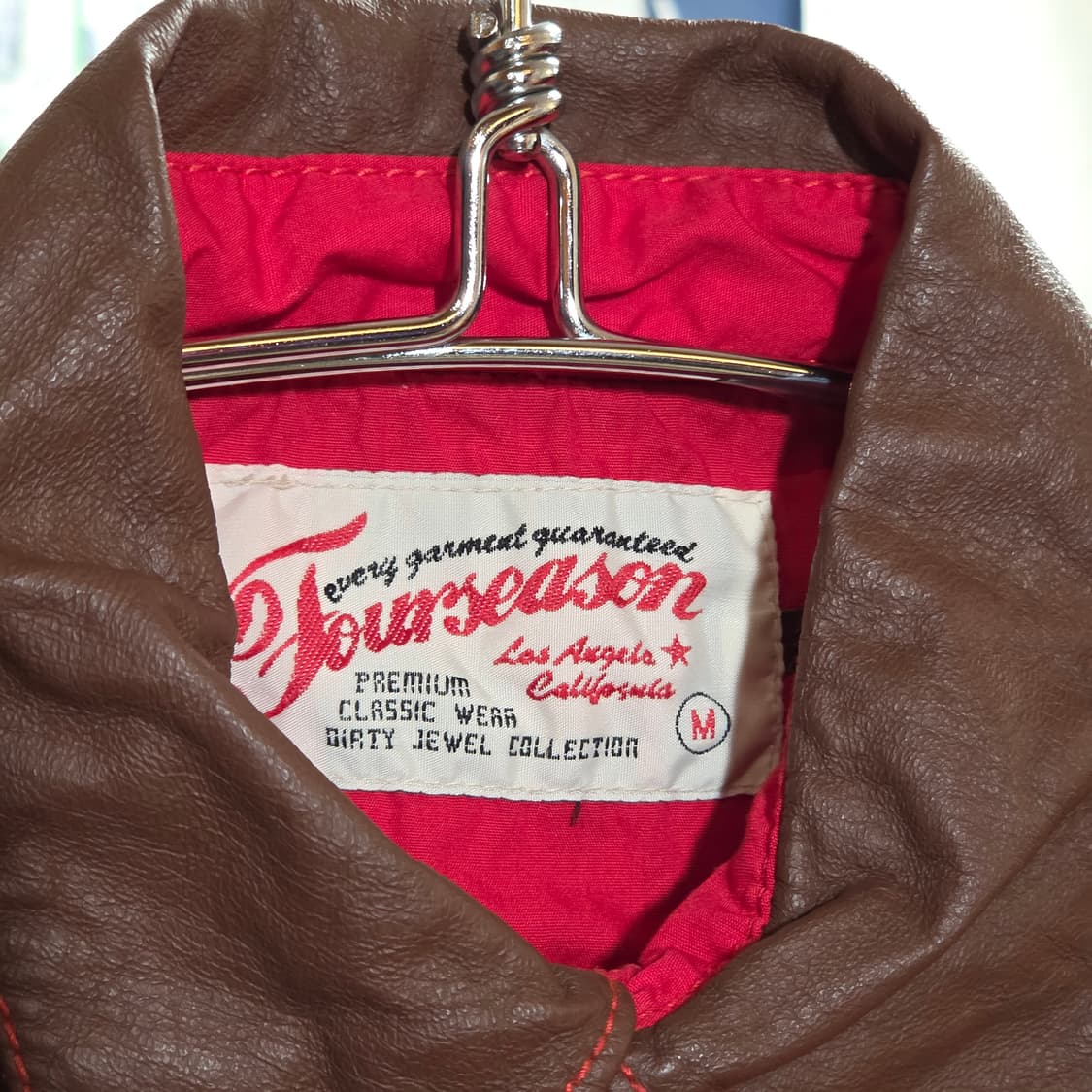 JPN 돈피 레드 웨스턴 반팔 셔츠 상품이미지8