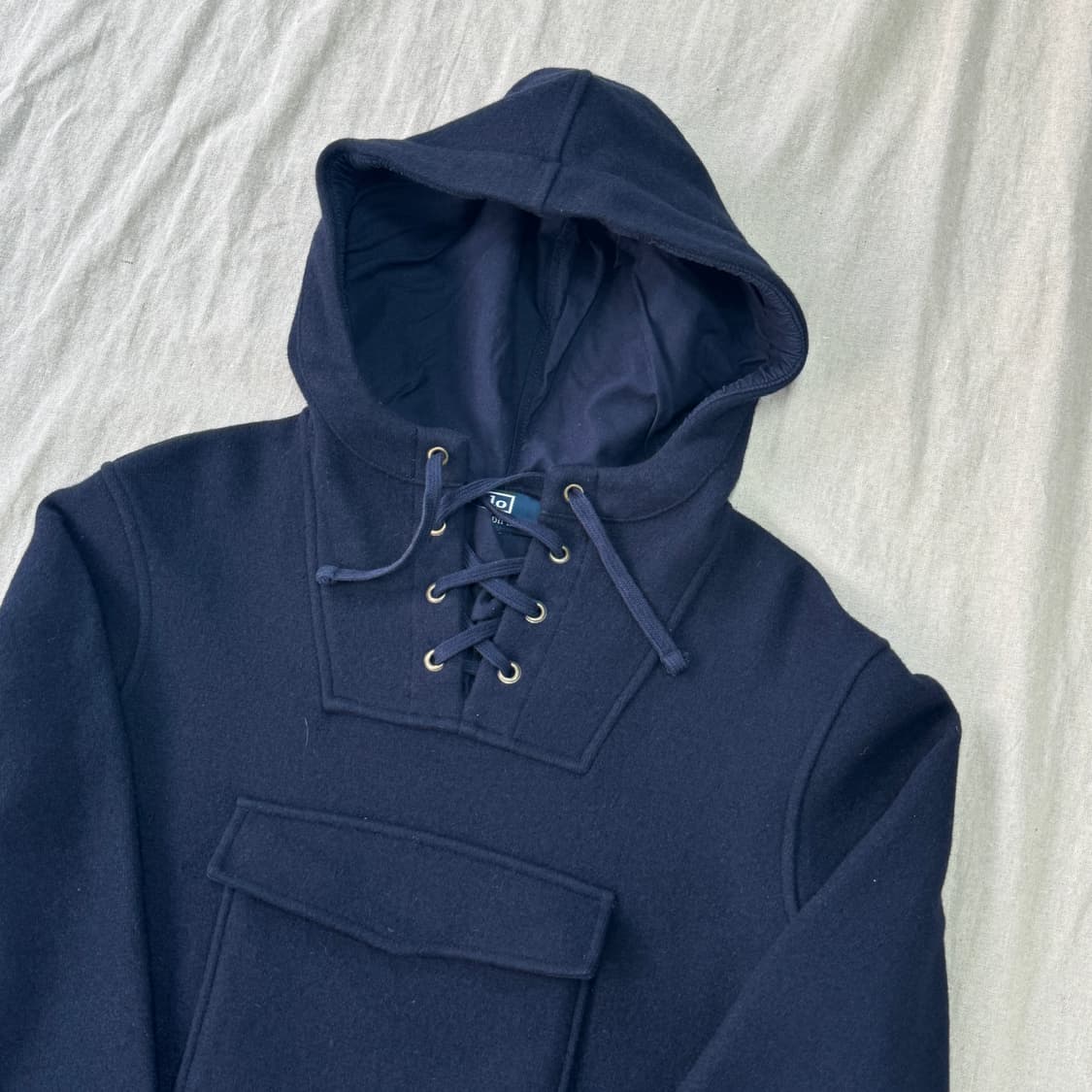 폴로랄프로렌 빈티지 마린 풀오버 울 후드 M 상품이미지2