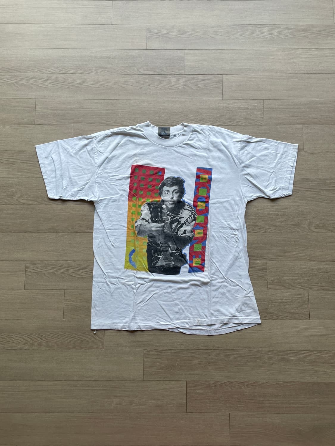 80s 폴 매카트니 월드투어 티셔츠 상품이미지1