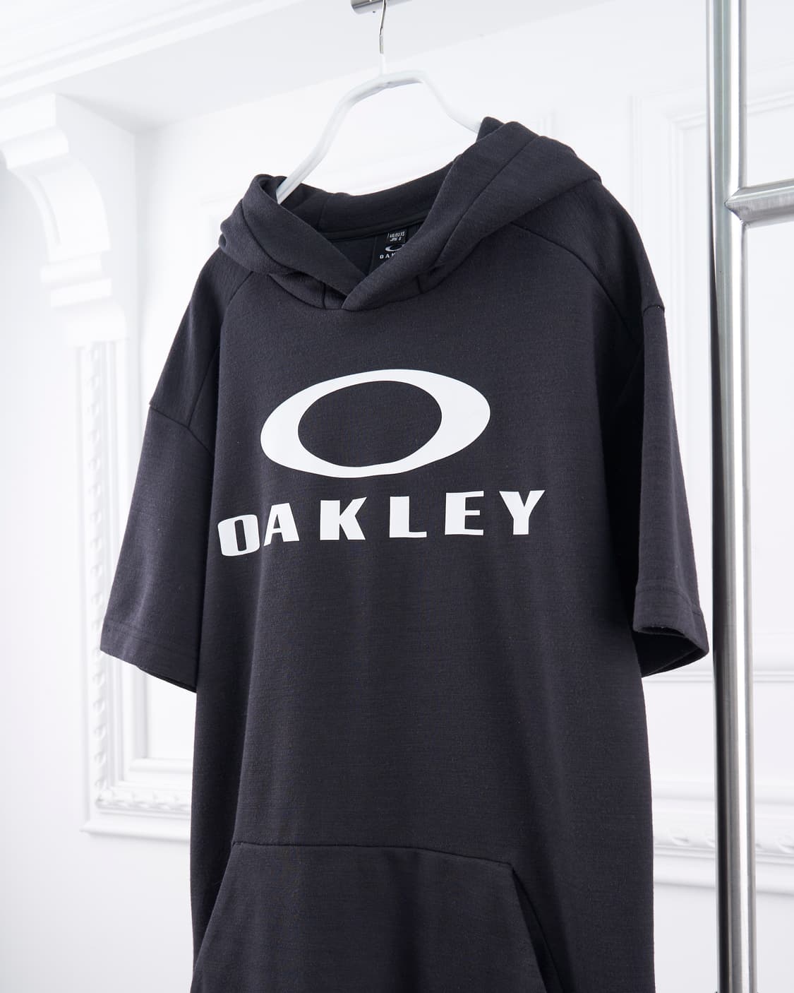 Oakley 빅로고 포인트 후드 반팔 티셔츠 상품이미지3