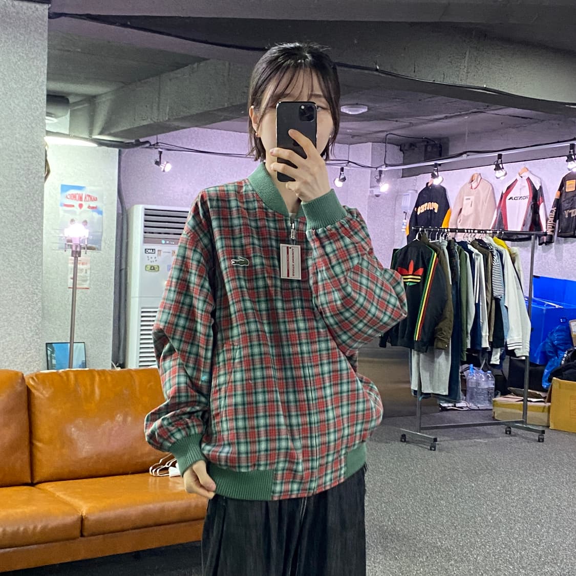 라코스테 패치로고 리버시블 블루종 자켓 B4577 상품이미지2