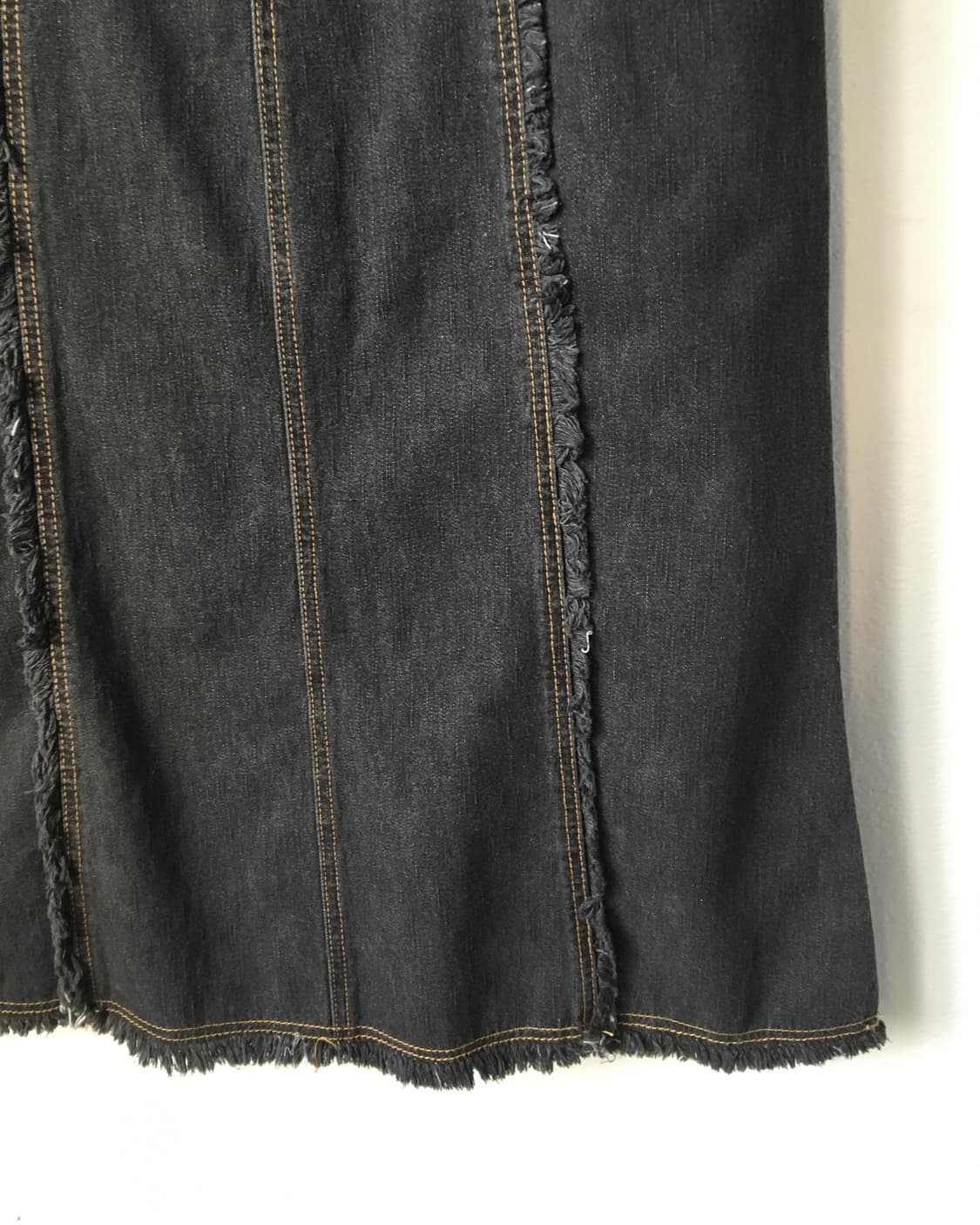 Line detail denim long skirt 상품이미지4