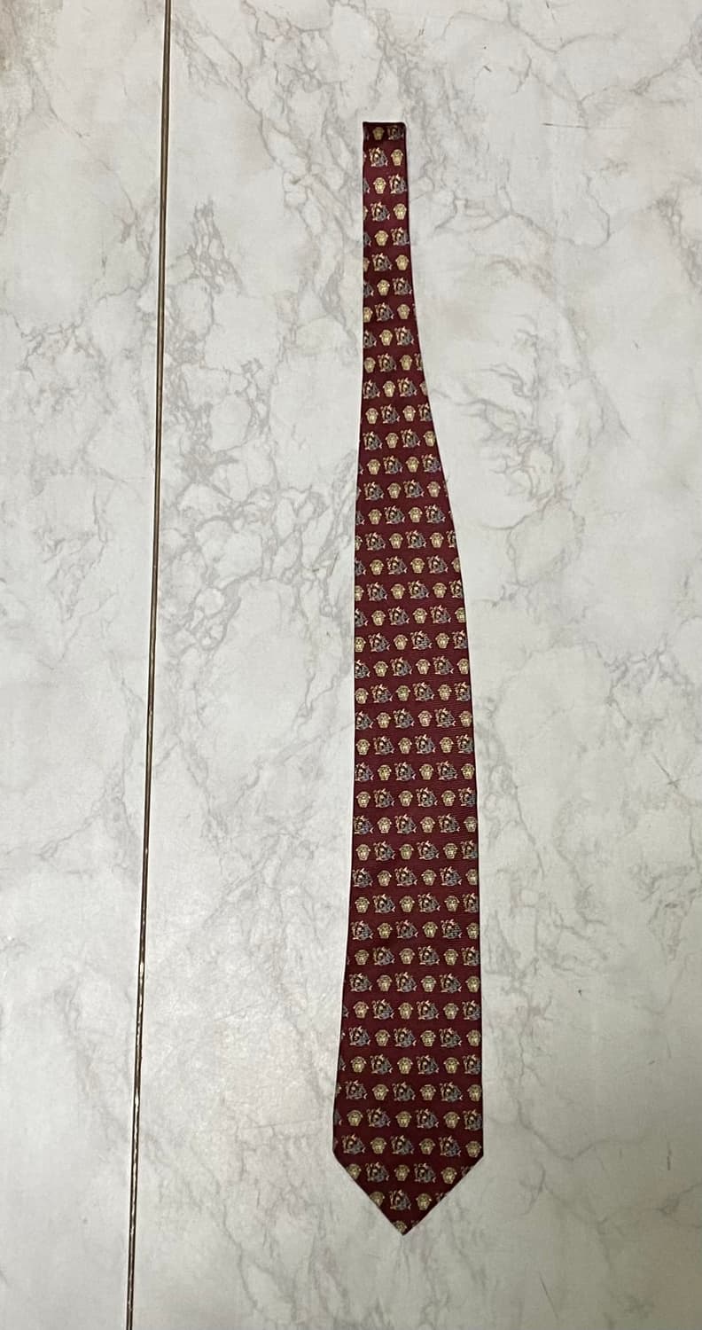 베르사체 패턴 빈티지 넥타이 상품이미지1
