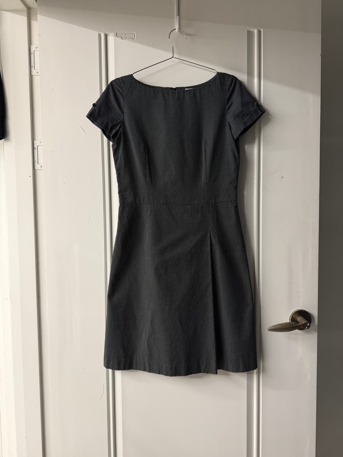 일본빈티지 보트넥 잔도트 반팔 원피스 상품이미지4