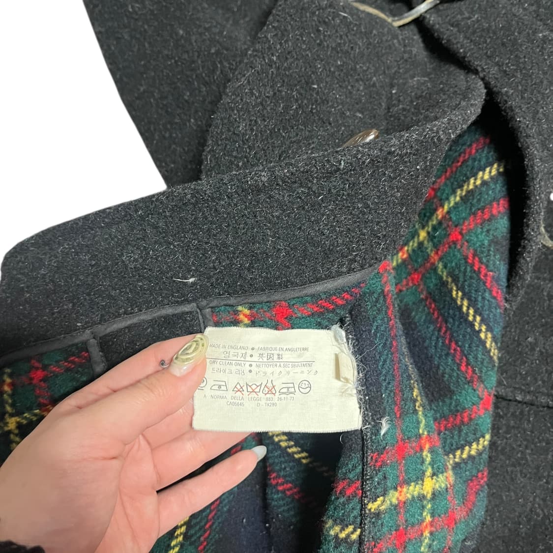 버버리 빈티지 후드 떡볶이 코트  상품이미지5