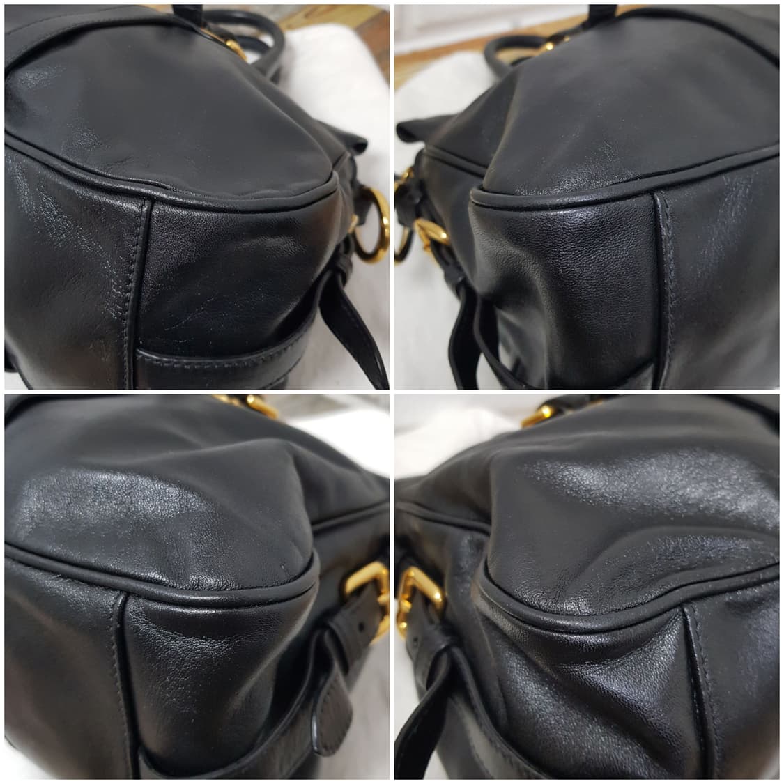 [정품] 프라다 BN1903 소프트카프 2way백 블랙 상품이미지8