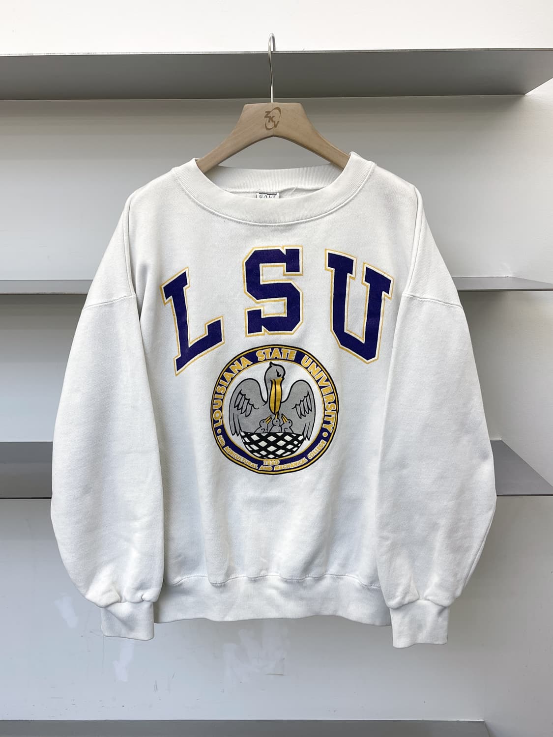 Galt Sand 90s U.S.A LSU 컬리지 스웻셔츠 상품이미지1