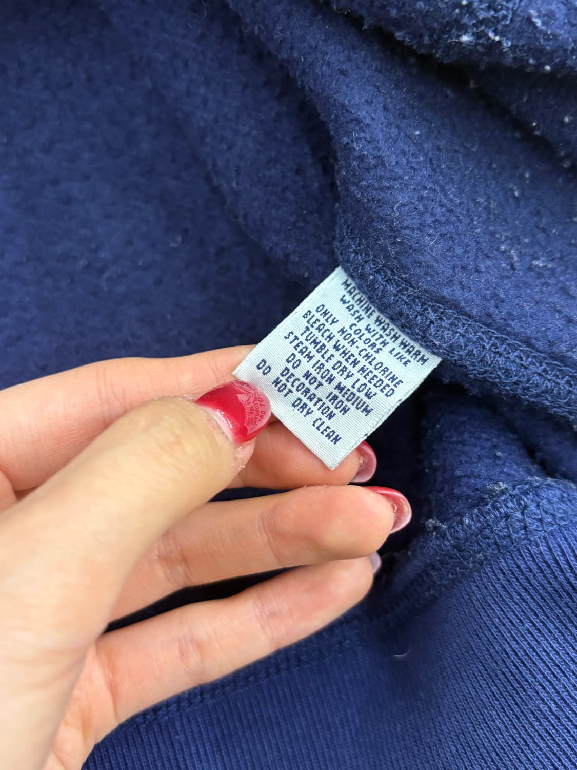 Polo 폴로 랄프로렌 네이비컬러 POLO로고 후드 티 상품이미지7
