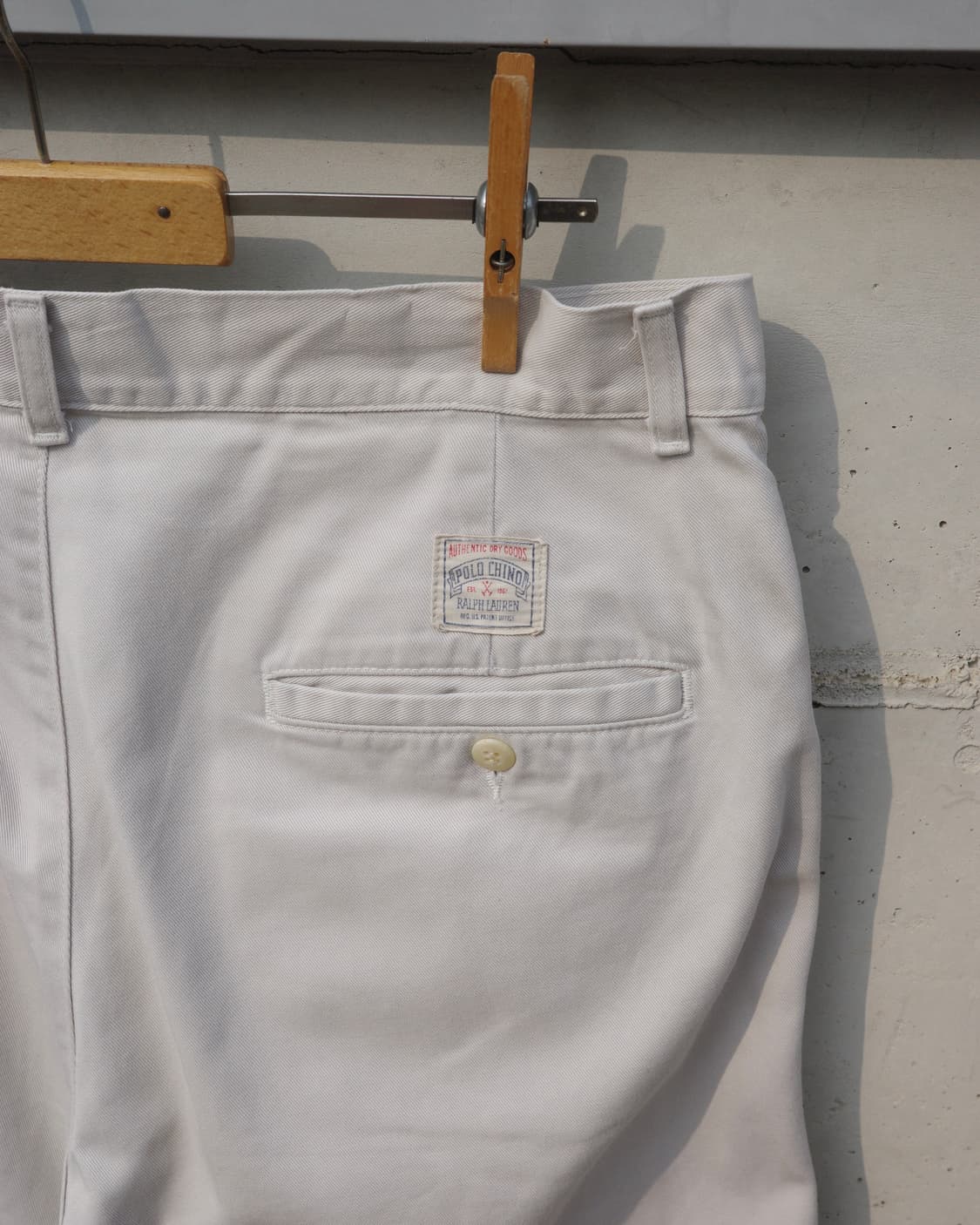 80s 올드 폴로 랄프 로렌 포워드 핀턱 팬츠 상품이미지5