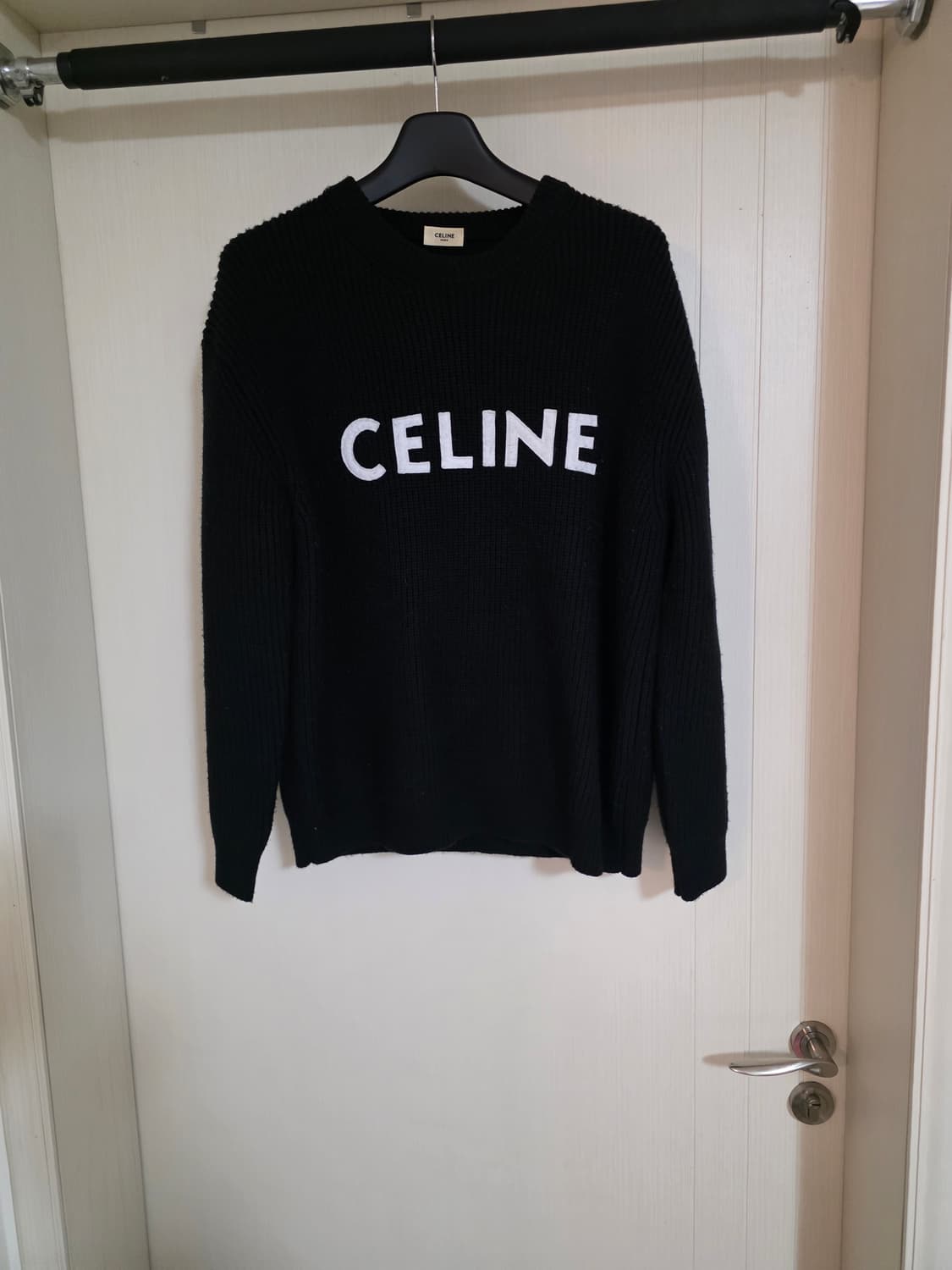 셀린느 로고 니트 블랙m 상품이미지1