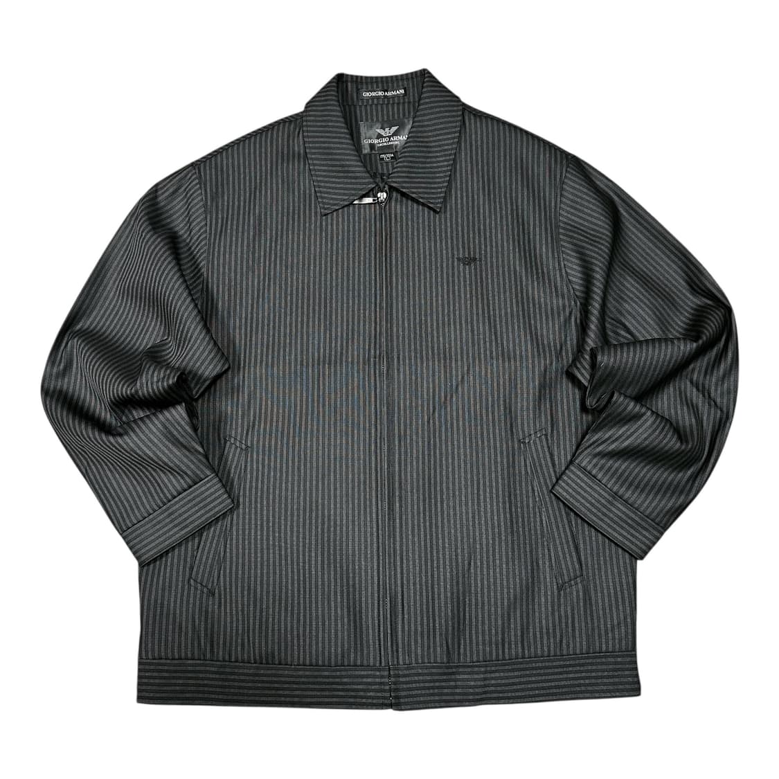 ✨ (바배) 조르지오 알마니 스트라이프 블루종 자켓  상품이미지1