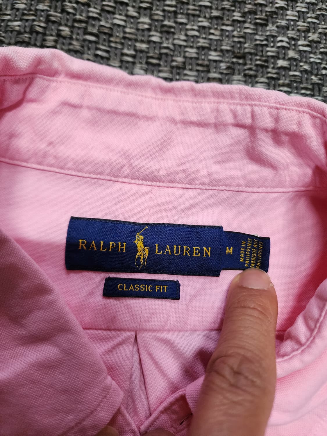 폴로 랄프로렌 핑크 셔츠 새상품   M사이즈 상품이미지5