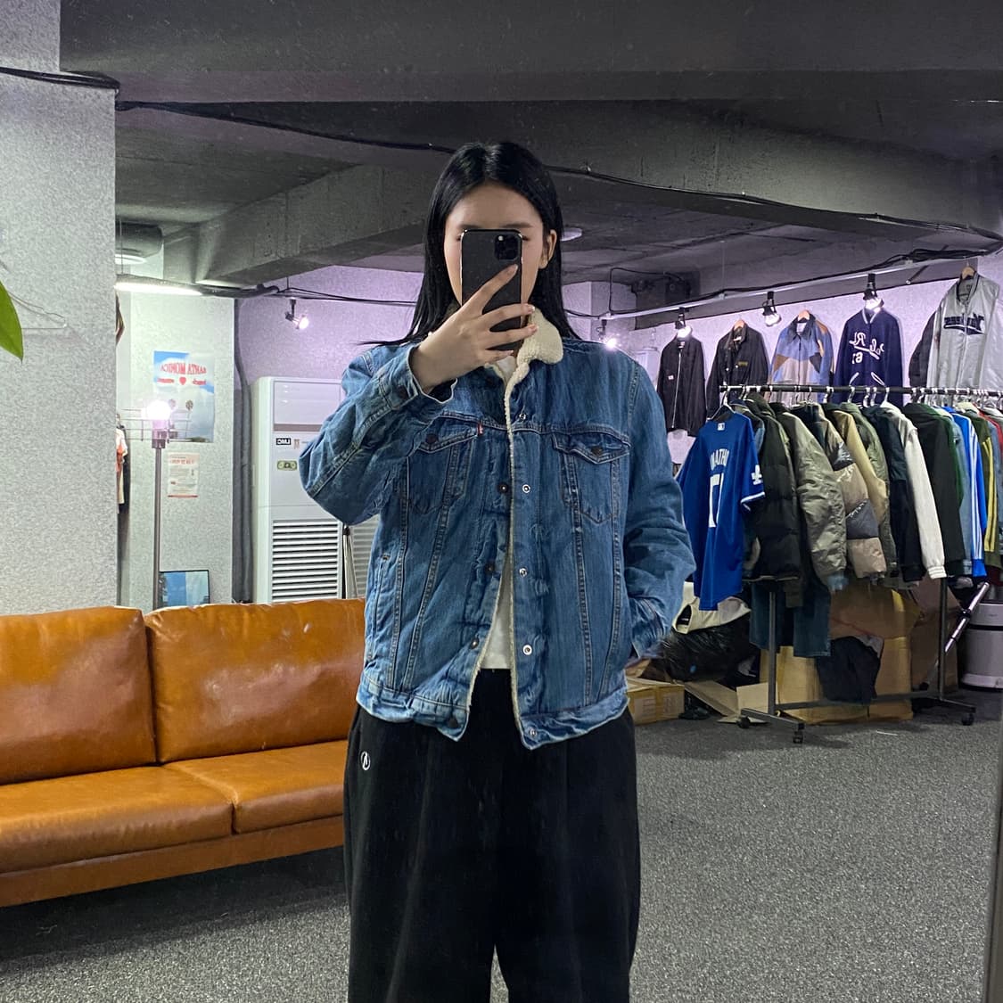 리바이스 레드 탭 양털 데님 자켓 B3101 상품이미지1