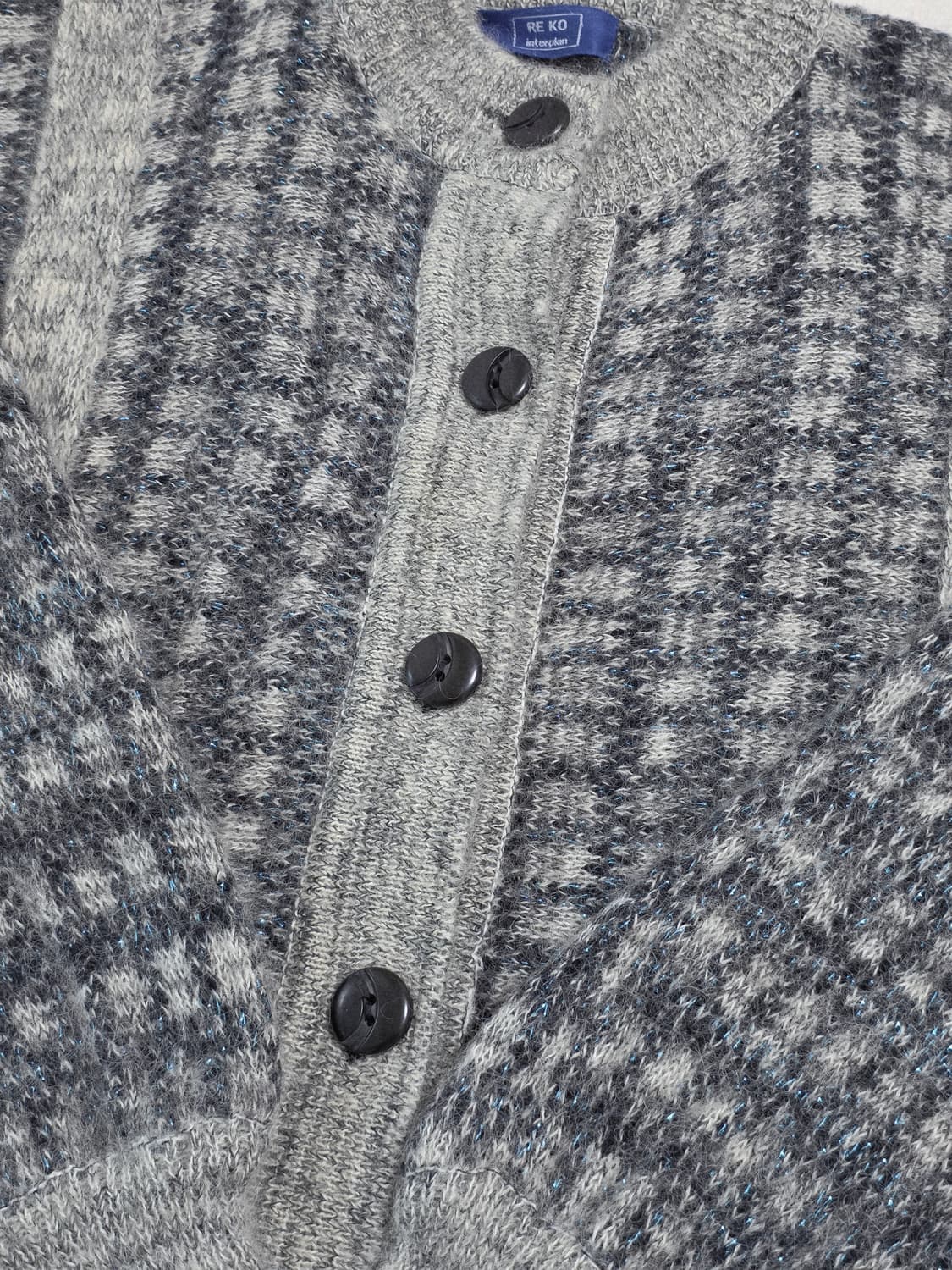 메탈 포인트 일본빈티지 니트 가디건 상품이미지4