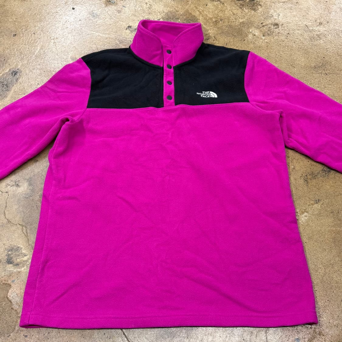 [정품/L] 노스페이스 핑크 블랙 플리스 b16 상품이미지3