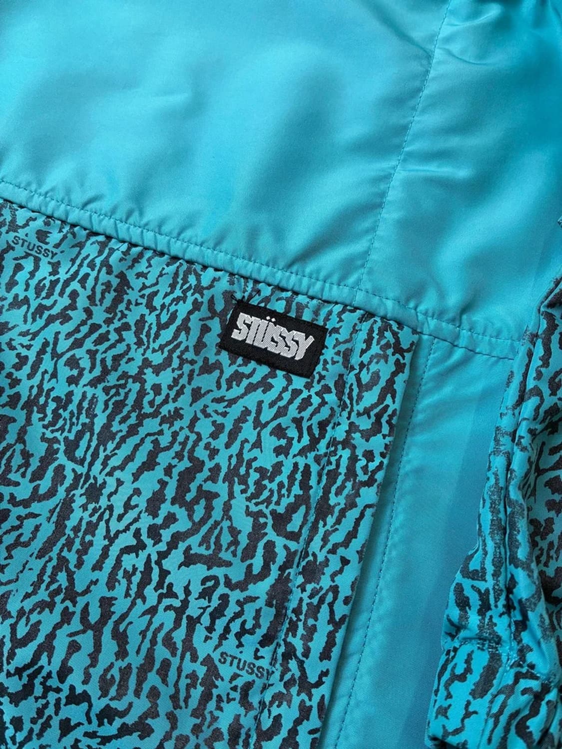 스투시 00's 패턴 윈드 후드 아노락 집업 PN6290 상품이미지4