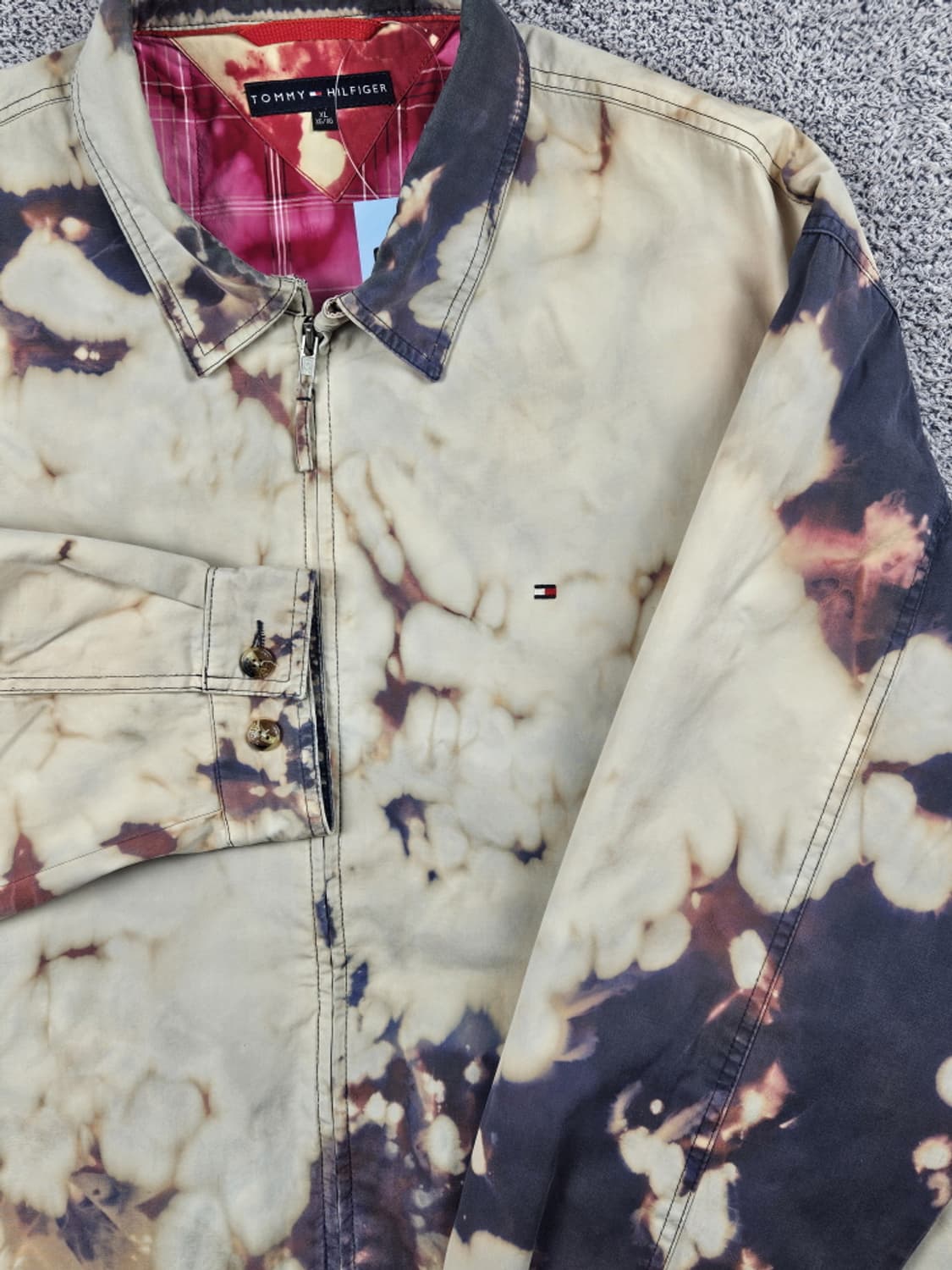 타미힐피거 다잉 워시드 커스텀 블루종 자켓 ( XL ) / 10104 상품이미지6