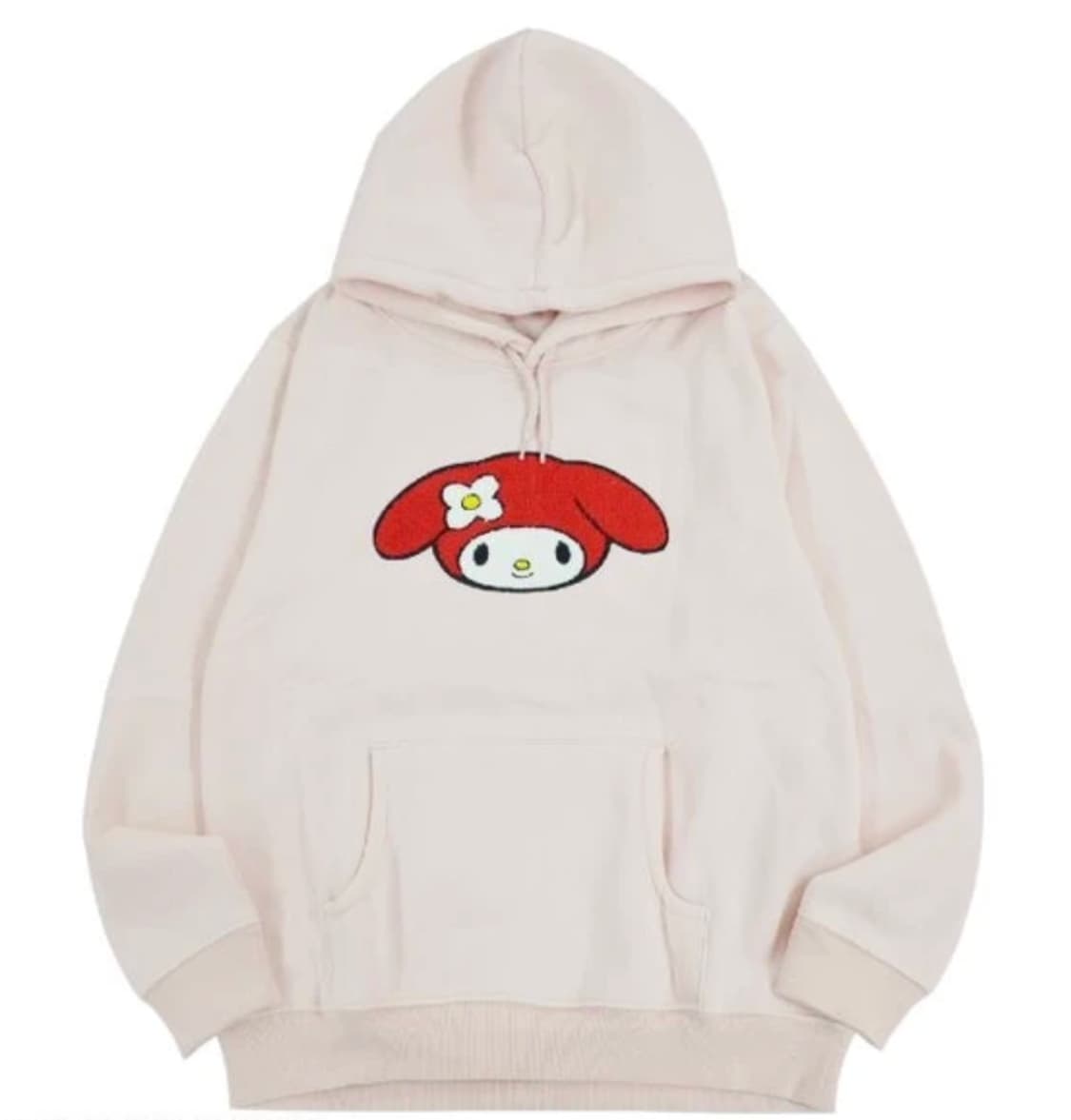 산리오 마이 멜로디 후드티 핑크 L 사이즈 상품이미지1