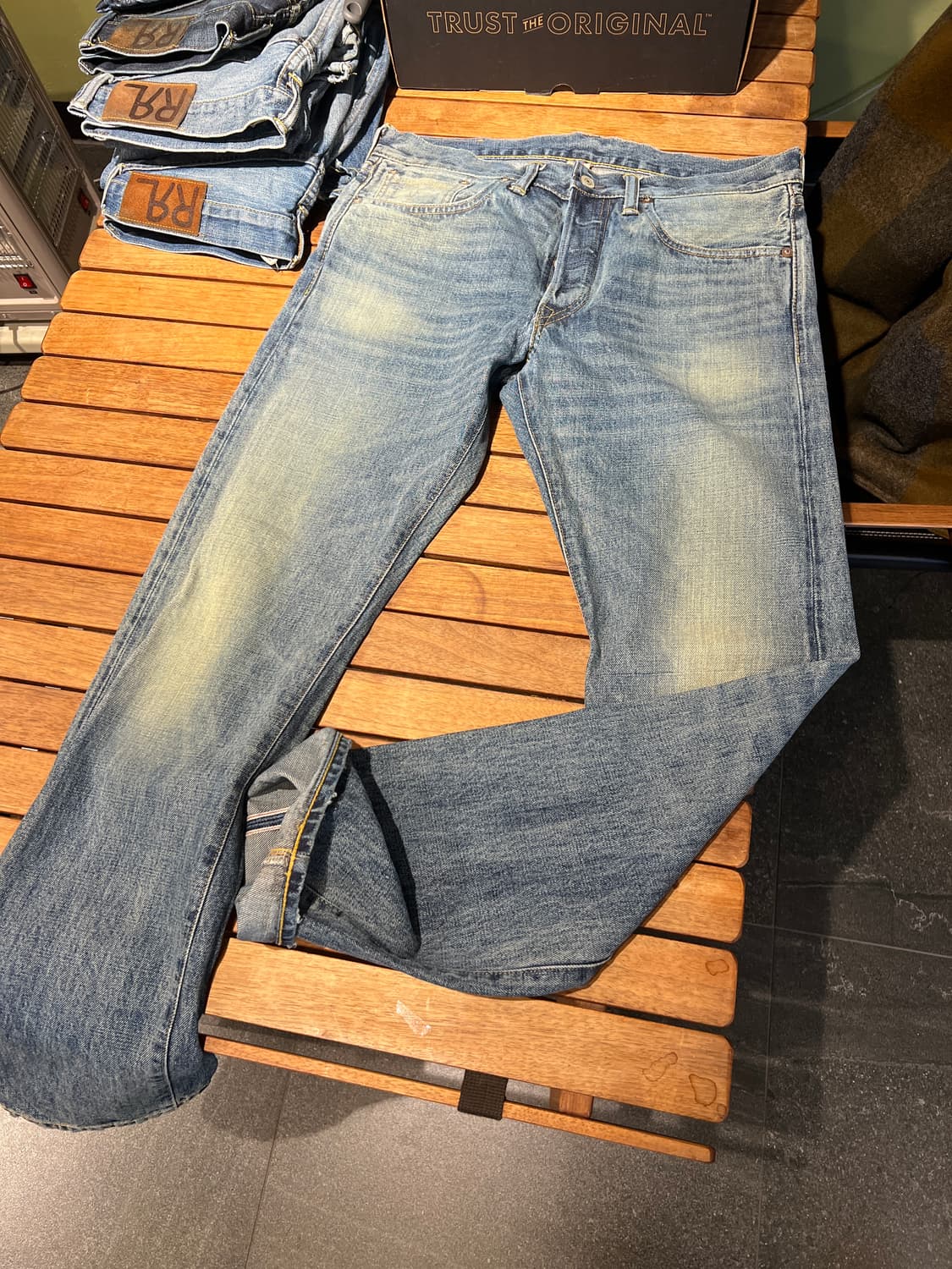 Rrl 메이드인USA 초기형 슬림핏 데님판매합니다. 상품이미지1