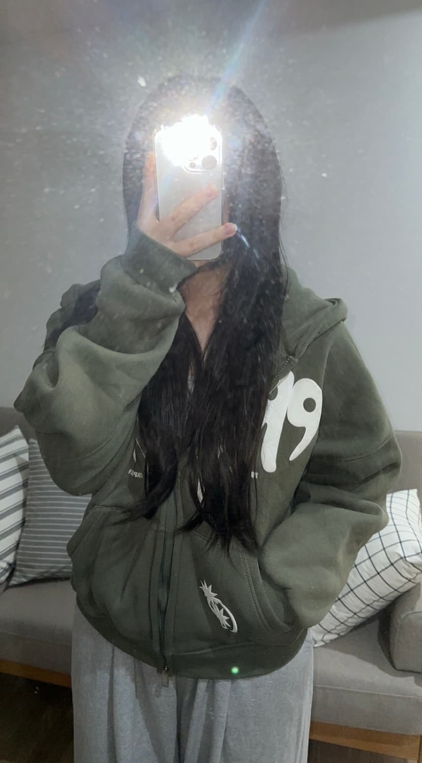 아방핏 별 후드집업 상품이미지2