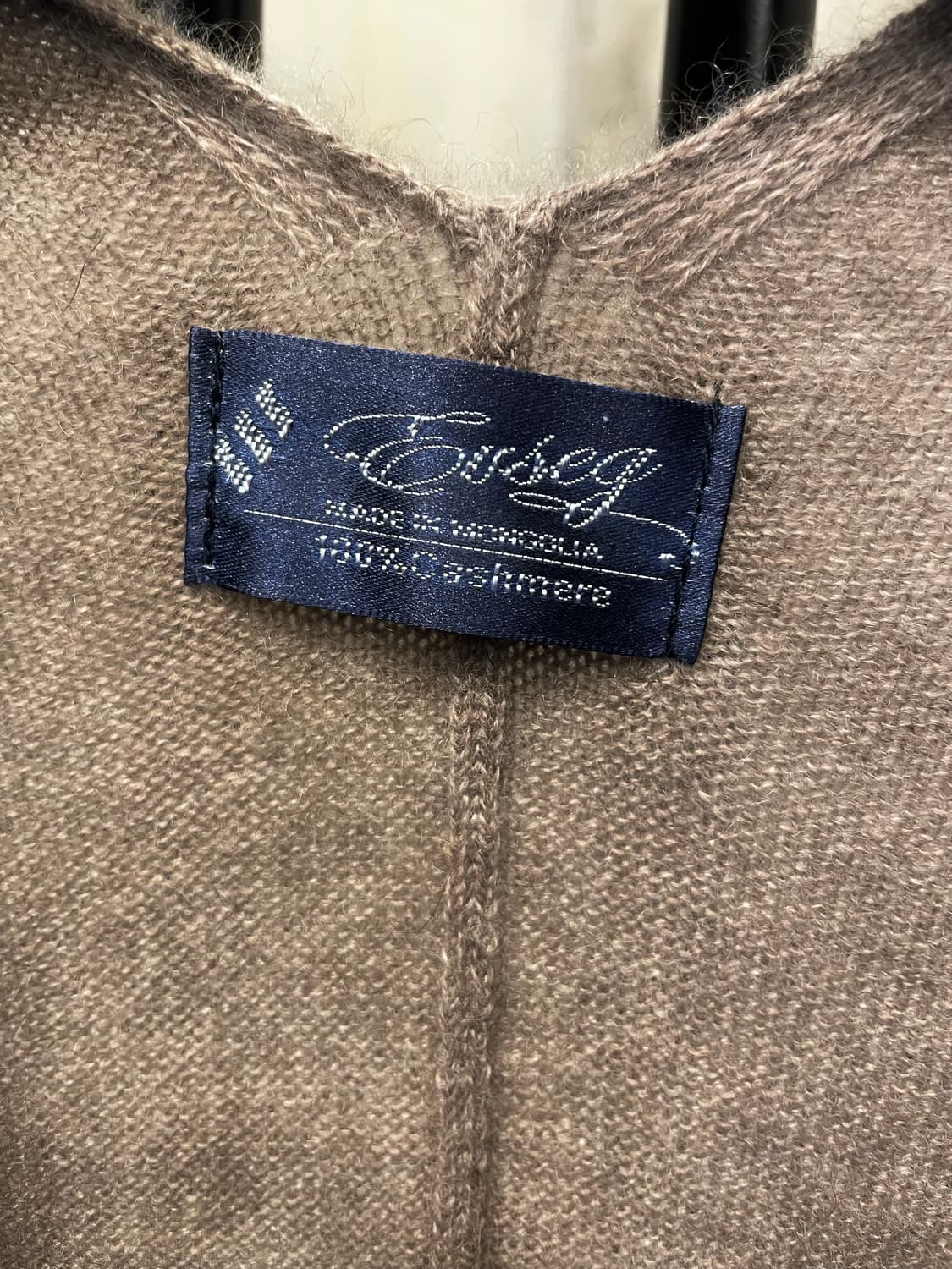 Evseg 캐시미어 100% 롱 숄 가디건 55~88 상품이미지9