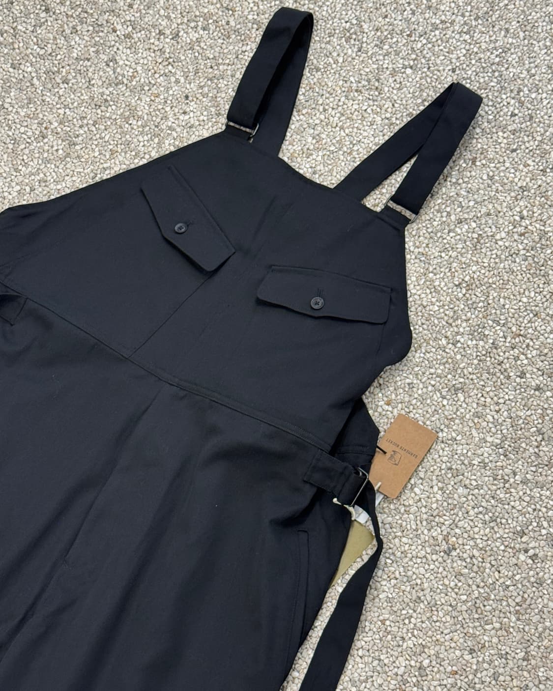 요지 야마모토 뿌르 옴므 20시즌 컬렉션 서스펜더 오버롤 팬츠 상품이미지1